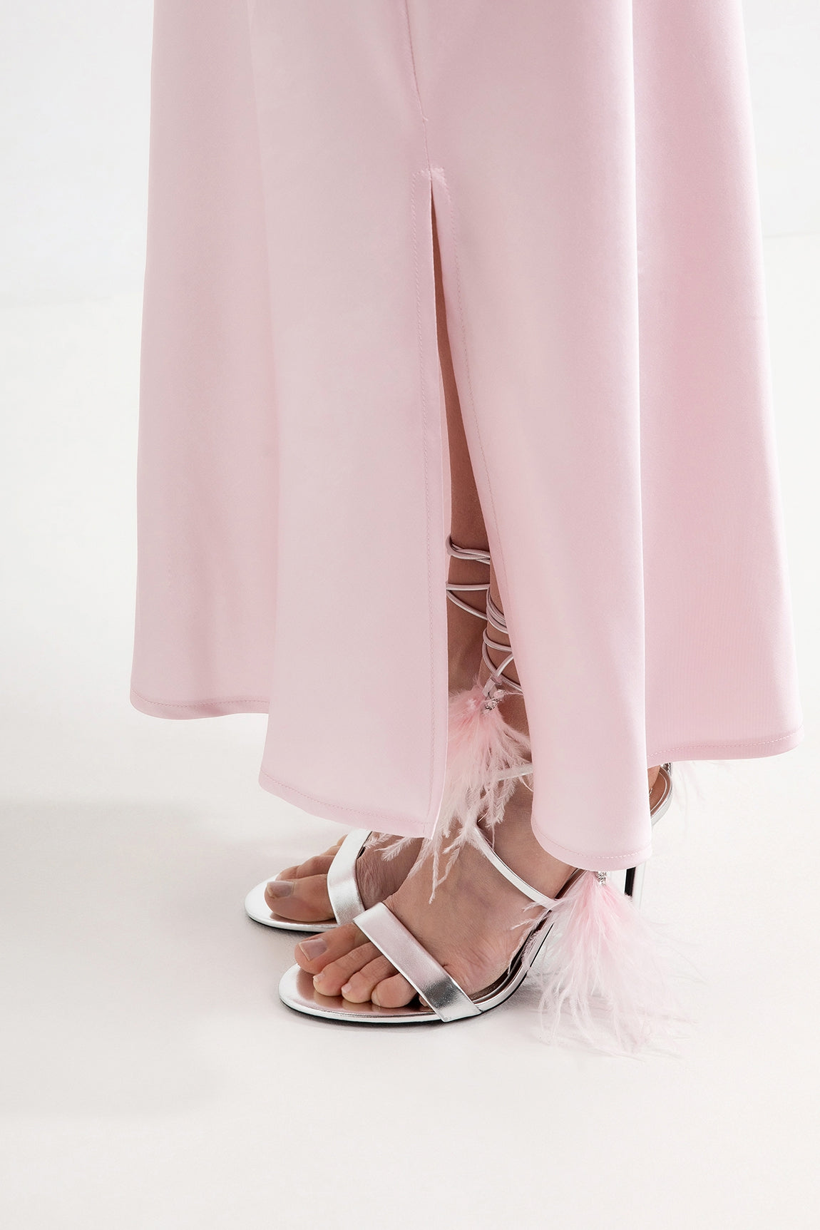 Satin Skirt Darwin | Soft Pink