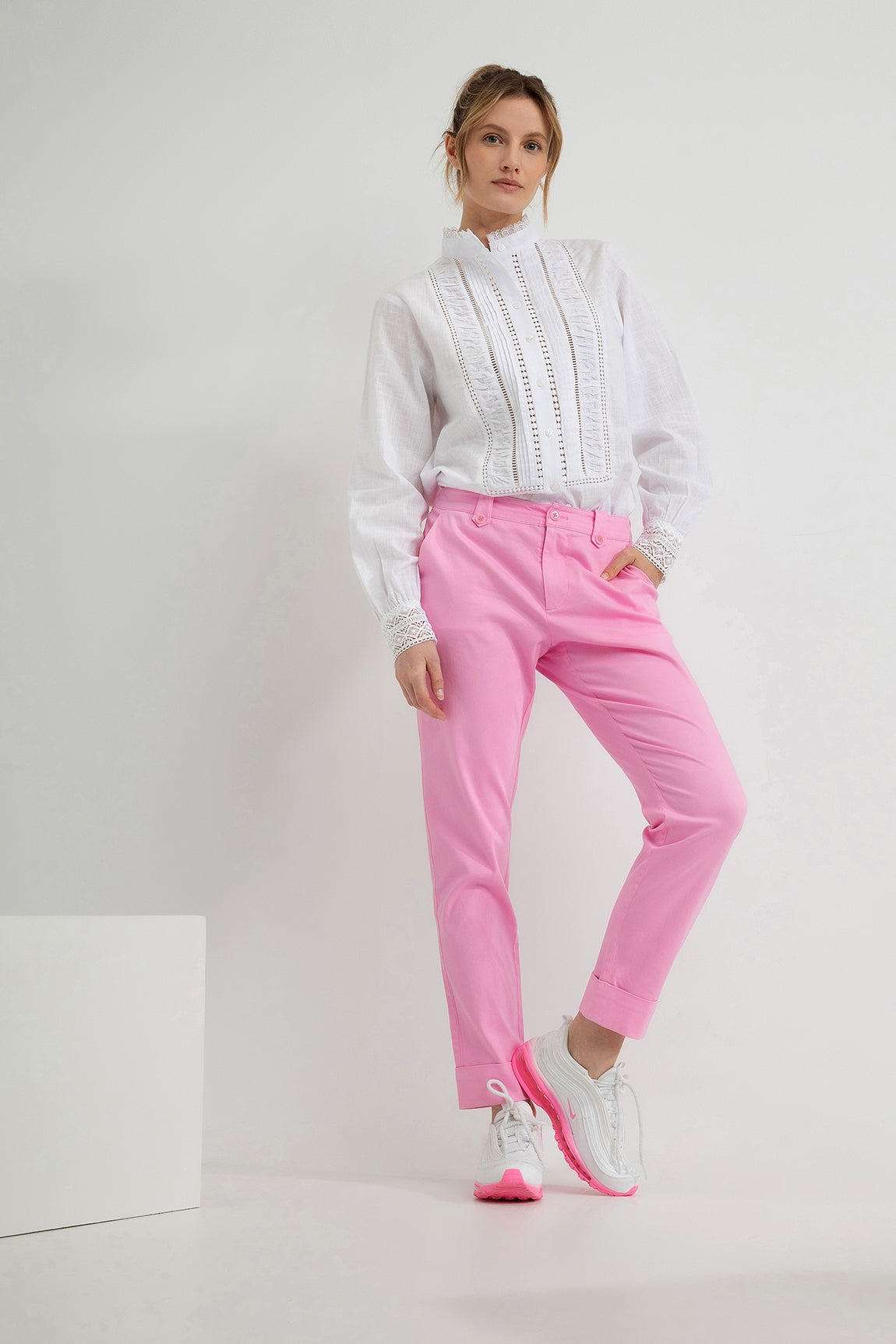 Tapered Trousers Damian | Bubblegum