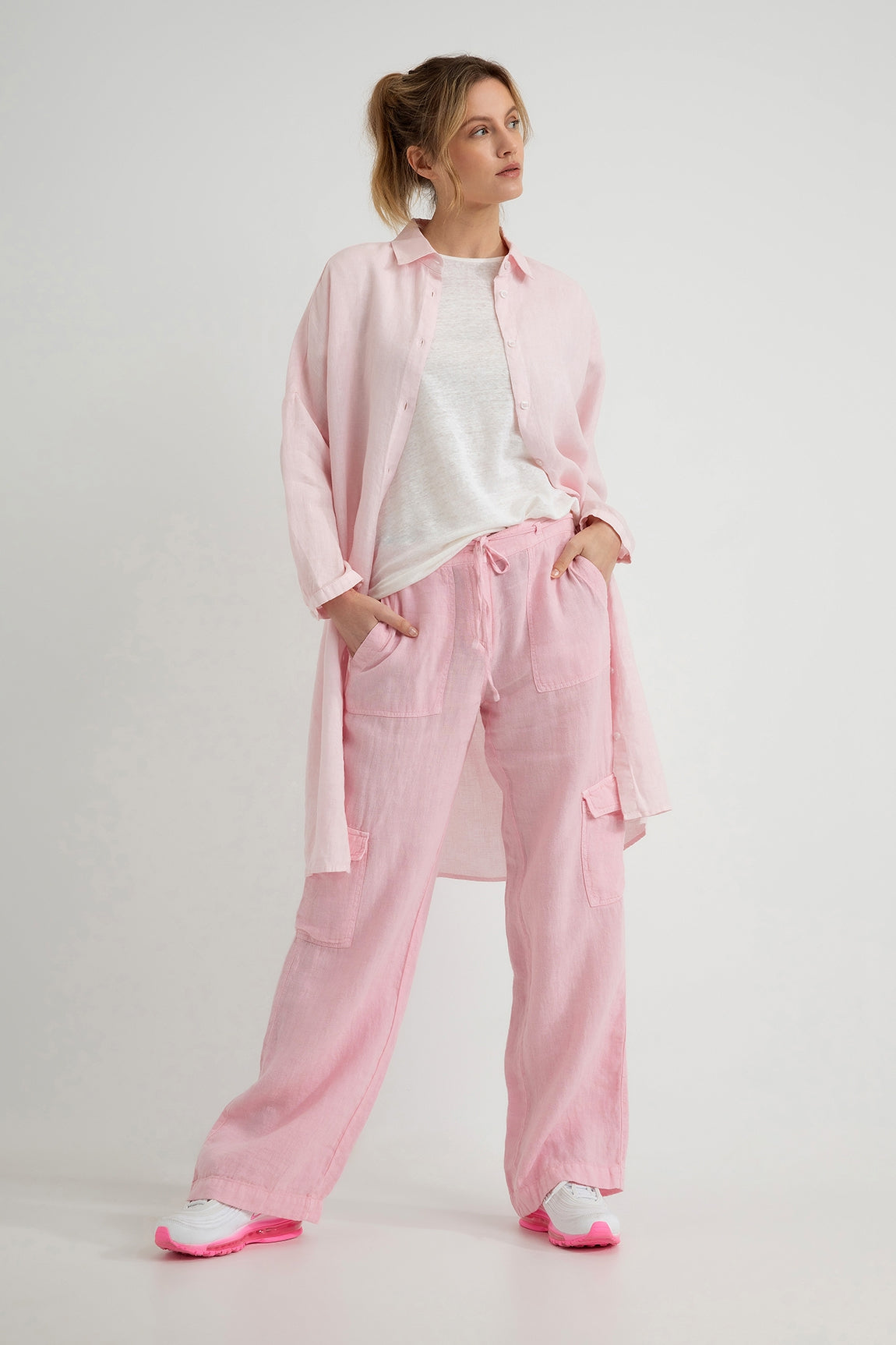 Linen Blouse Dwight | Soft Pink