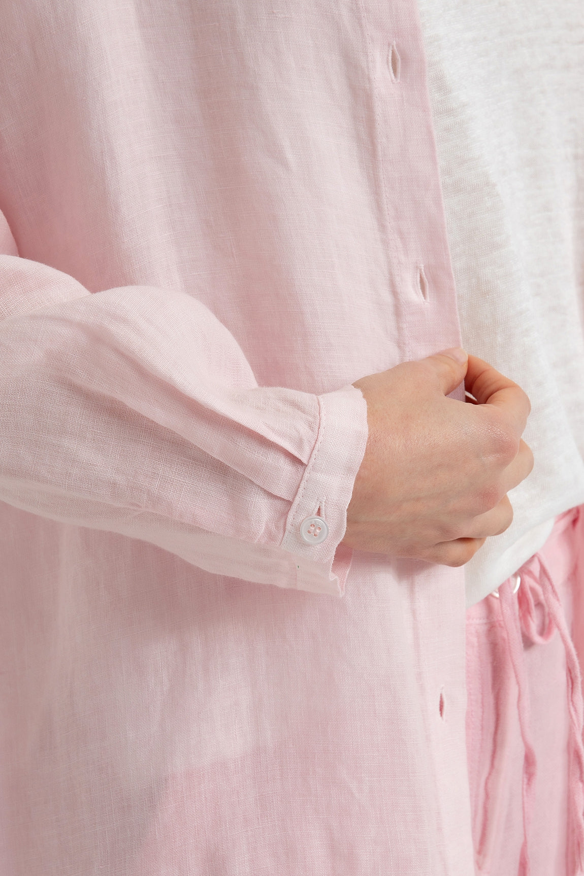 Linen Blouse Dwight | Soft Pink