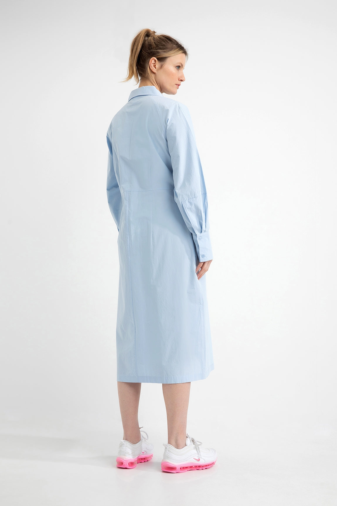 Cotton Dress Dex | Light Blue