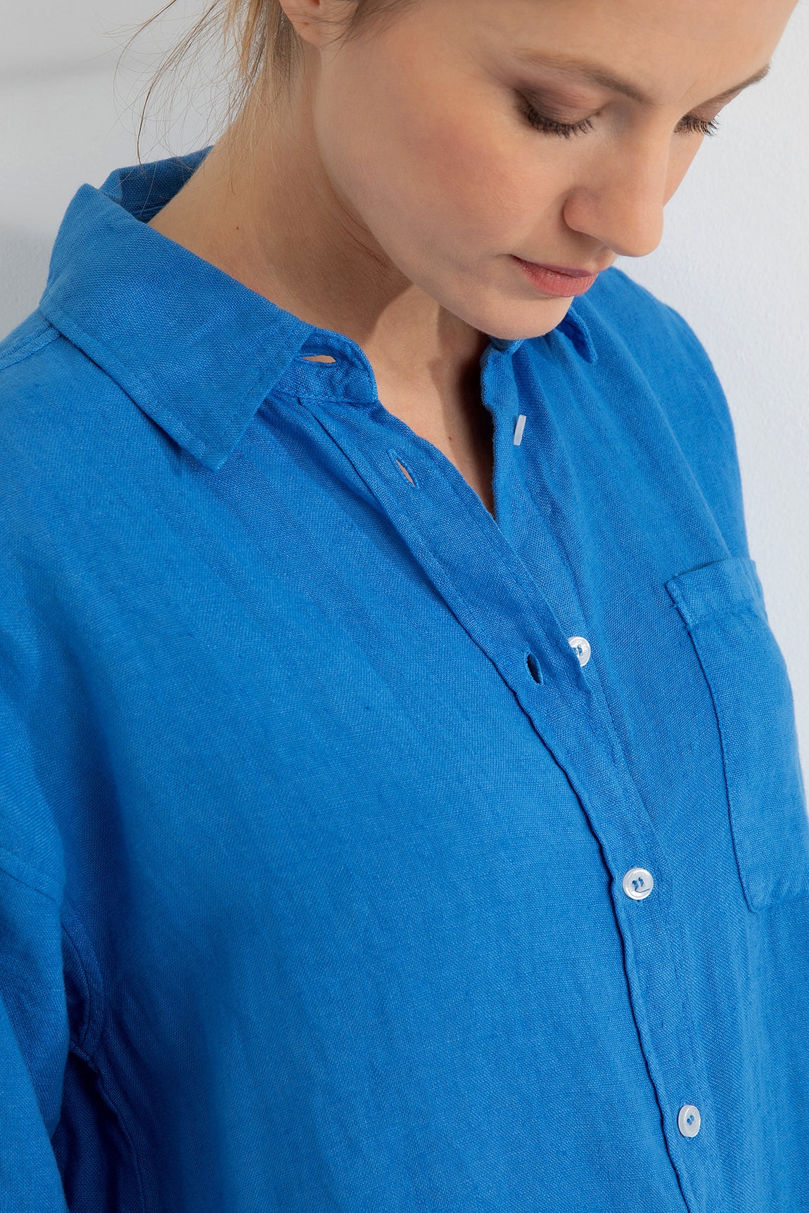 Shirt Dress Daantje | Cobalt Blue