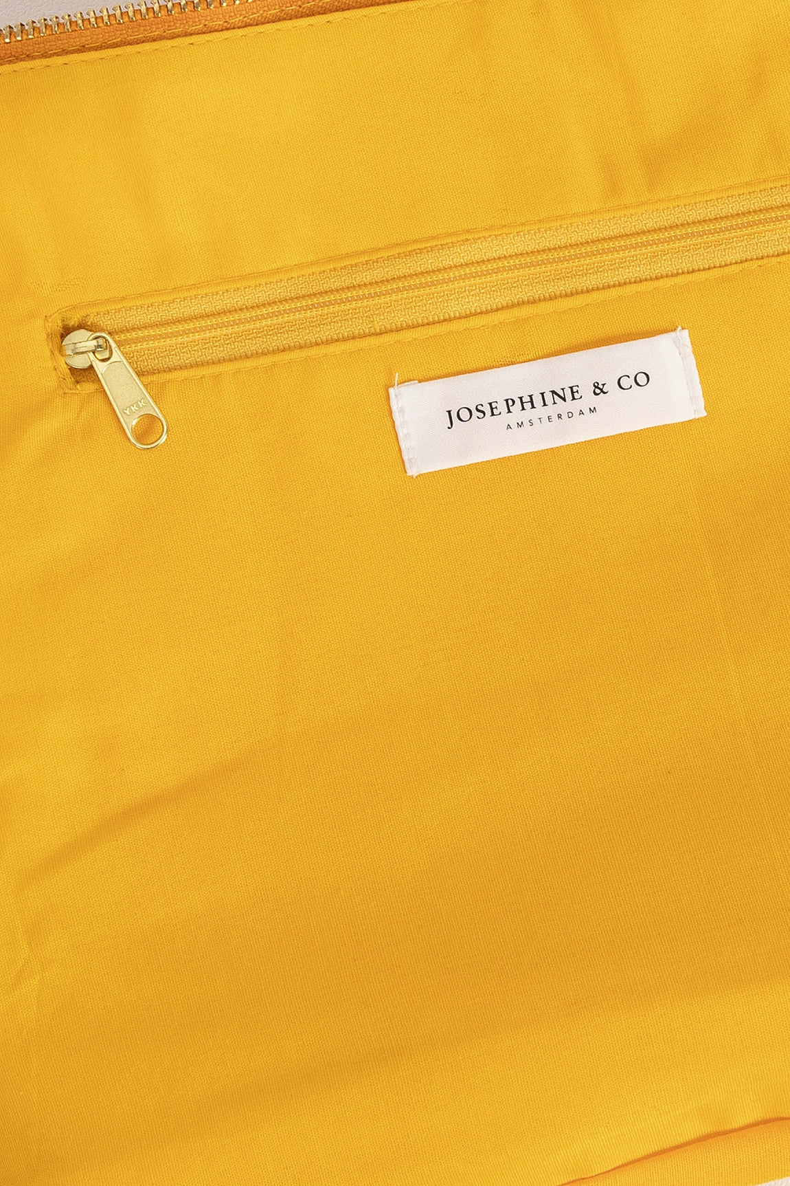 Cotton Toiletry Bag XXL | Light Orange print