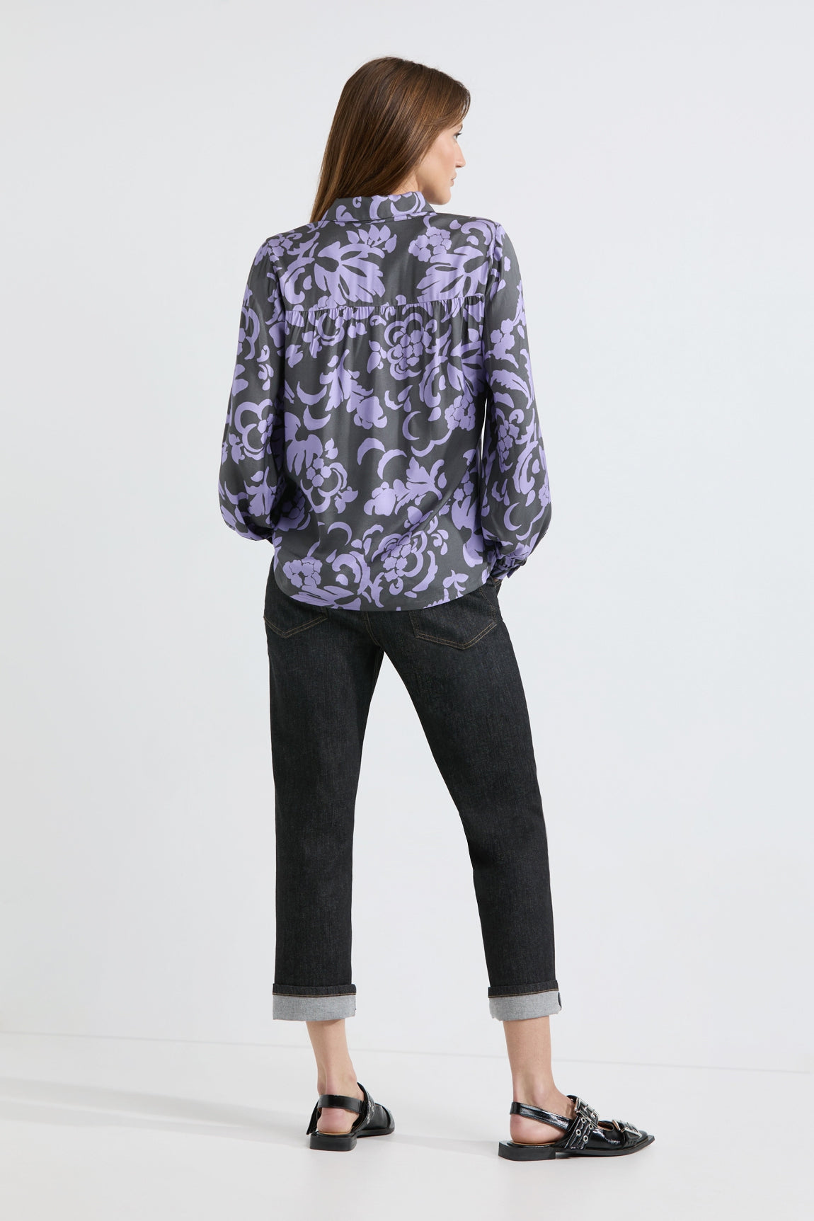 Armand blouse | Lilac print