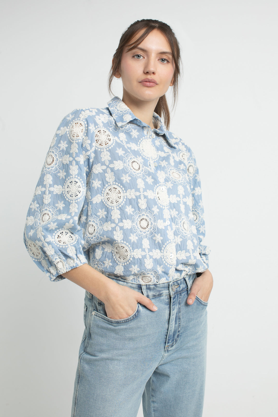 Devan blouse | Light Blue