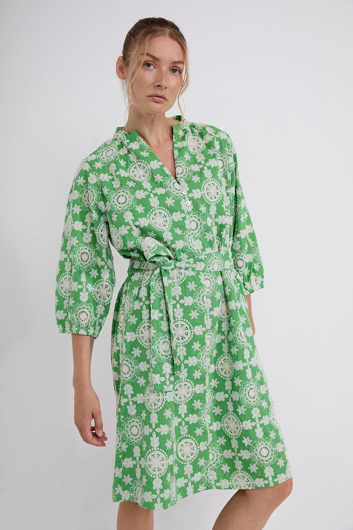 Djenna dress | Parrot Green