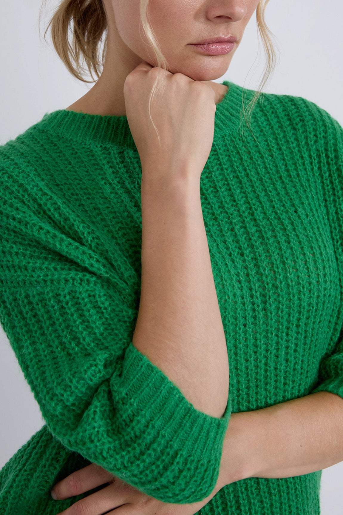 Dora sweater | Parrot Green