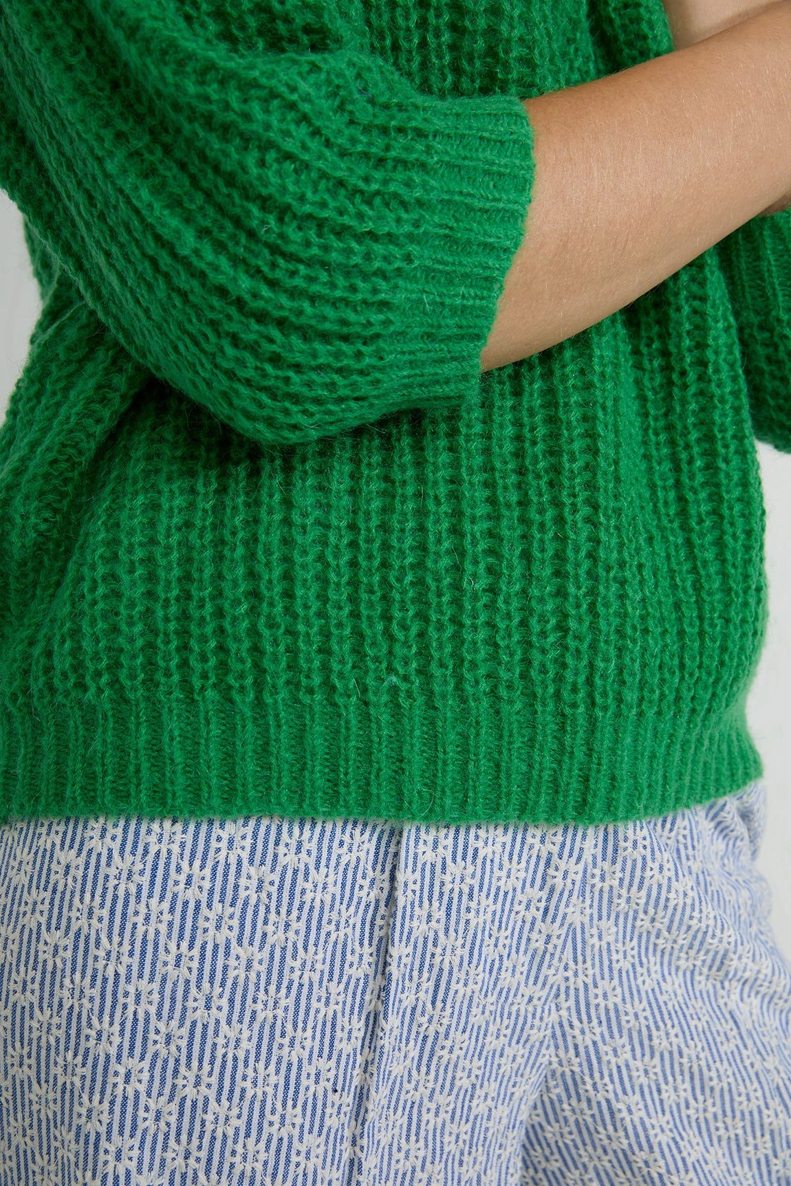 Dora sweater | Parrot Green