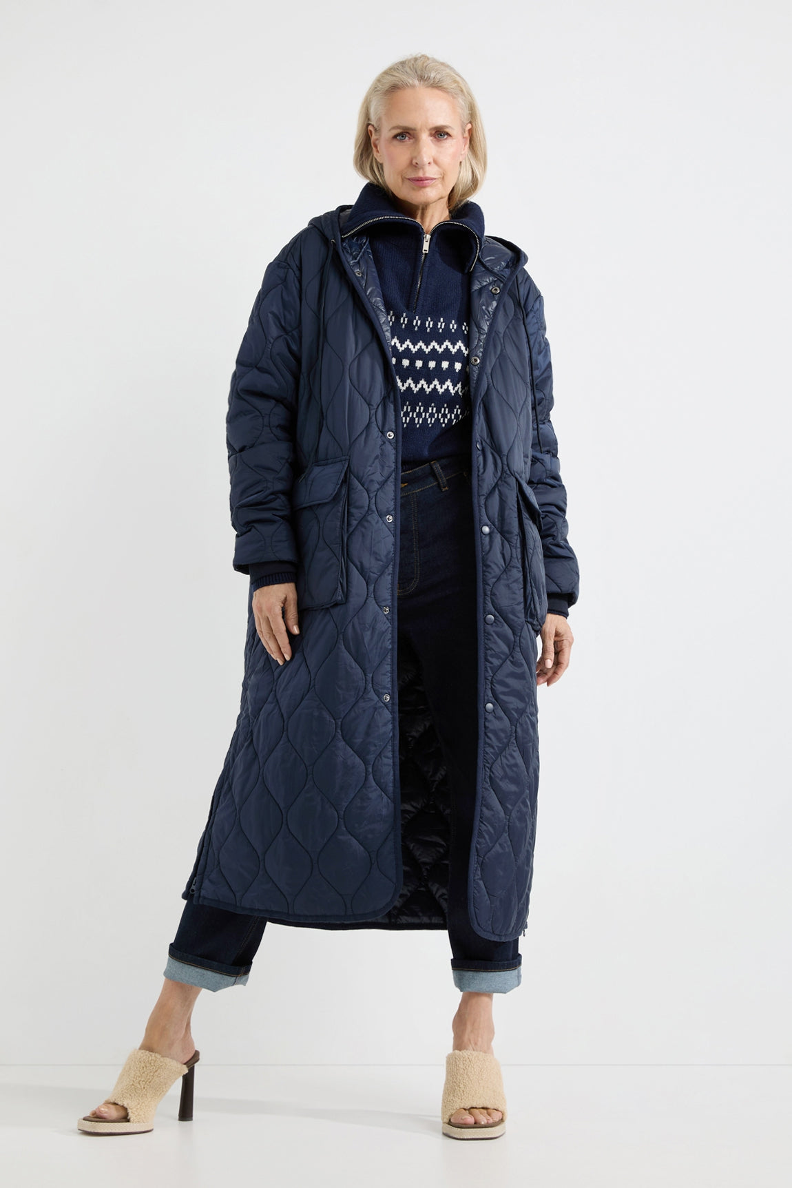 Anastasia coat | Navy