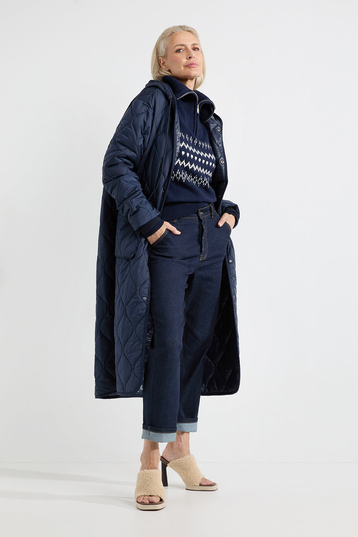 Anastasia coat | Navy