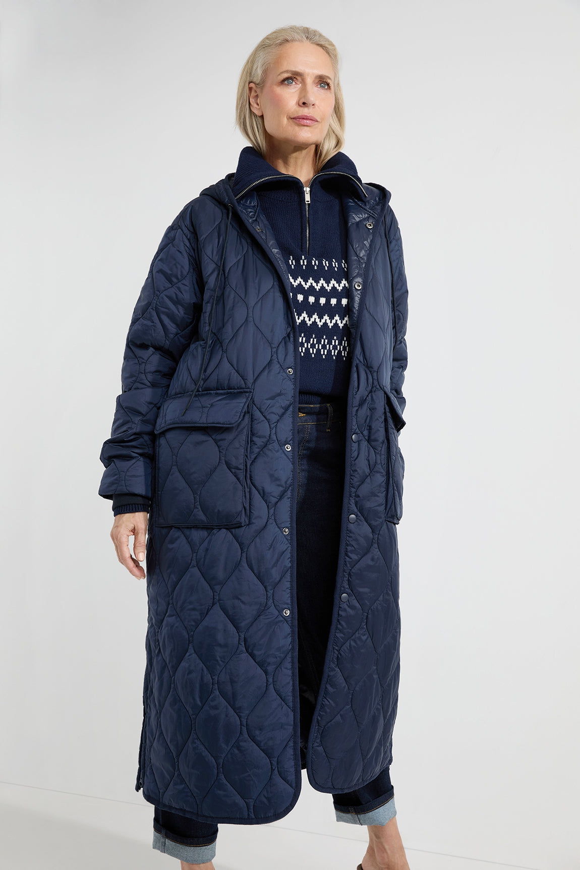 Anastasia coat | Navy