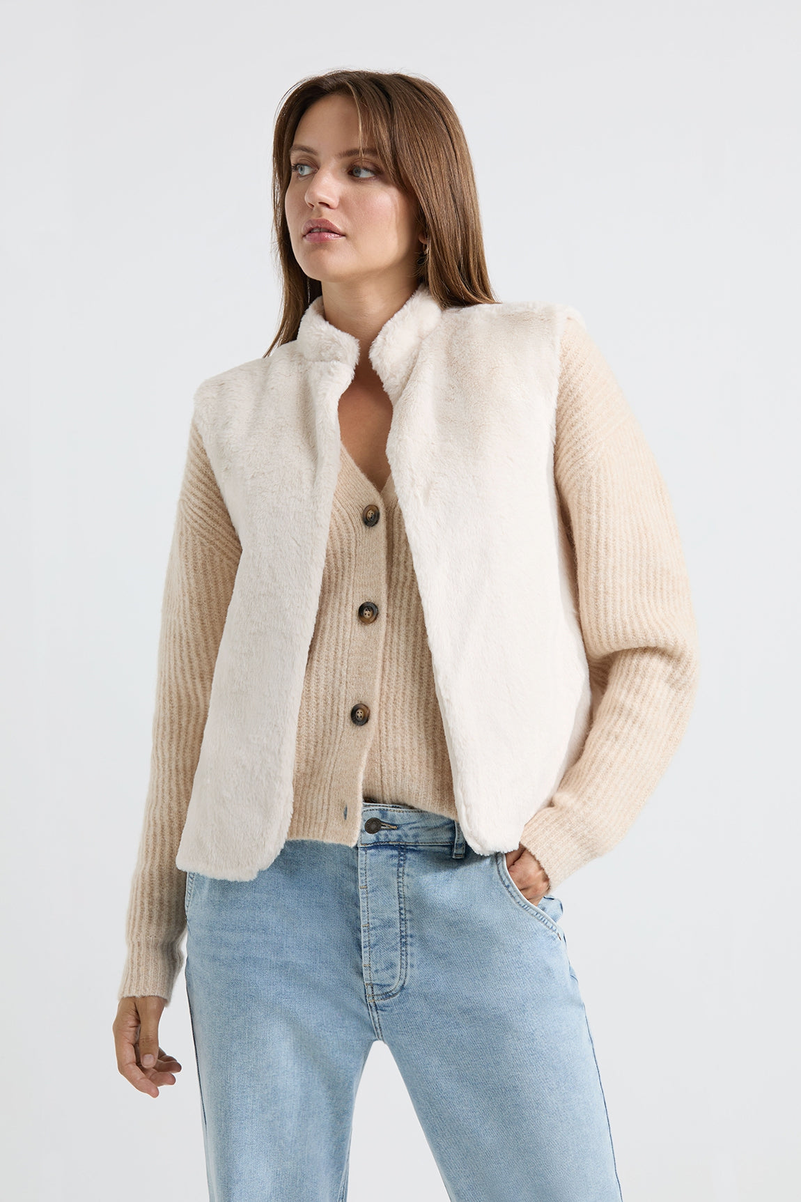 Alyssa bodywarmer | Beige