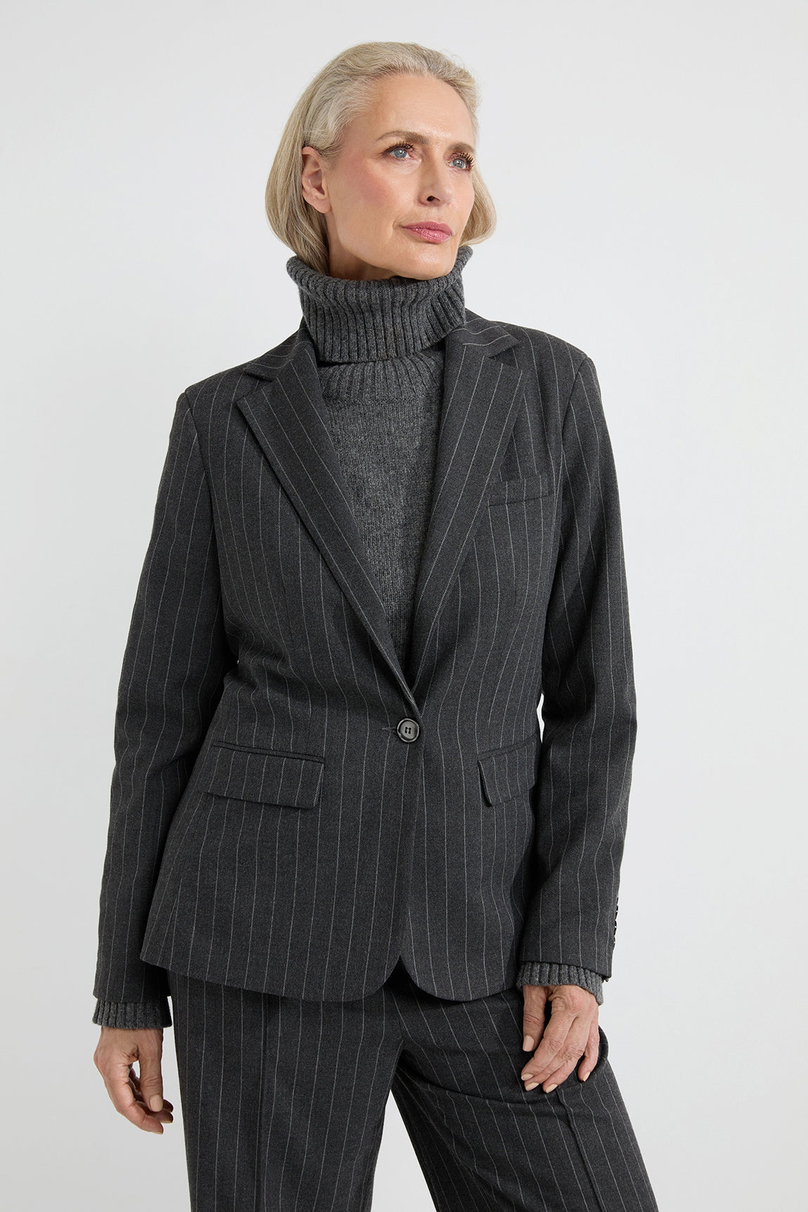 Antonia blazer | Anthracite stripe