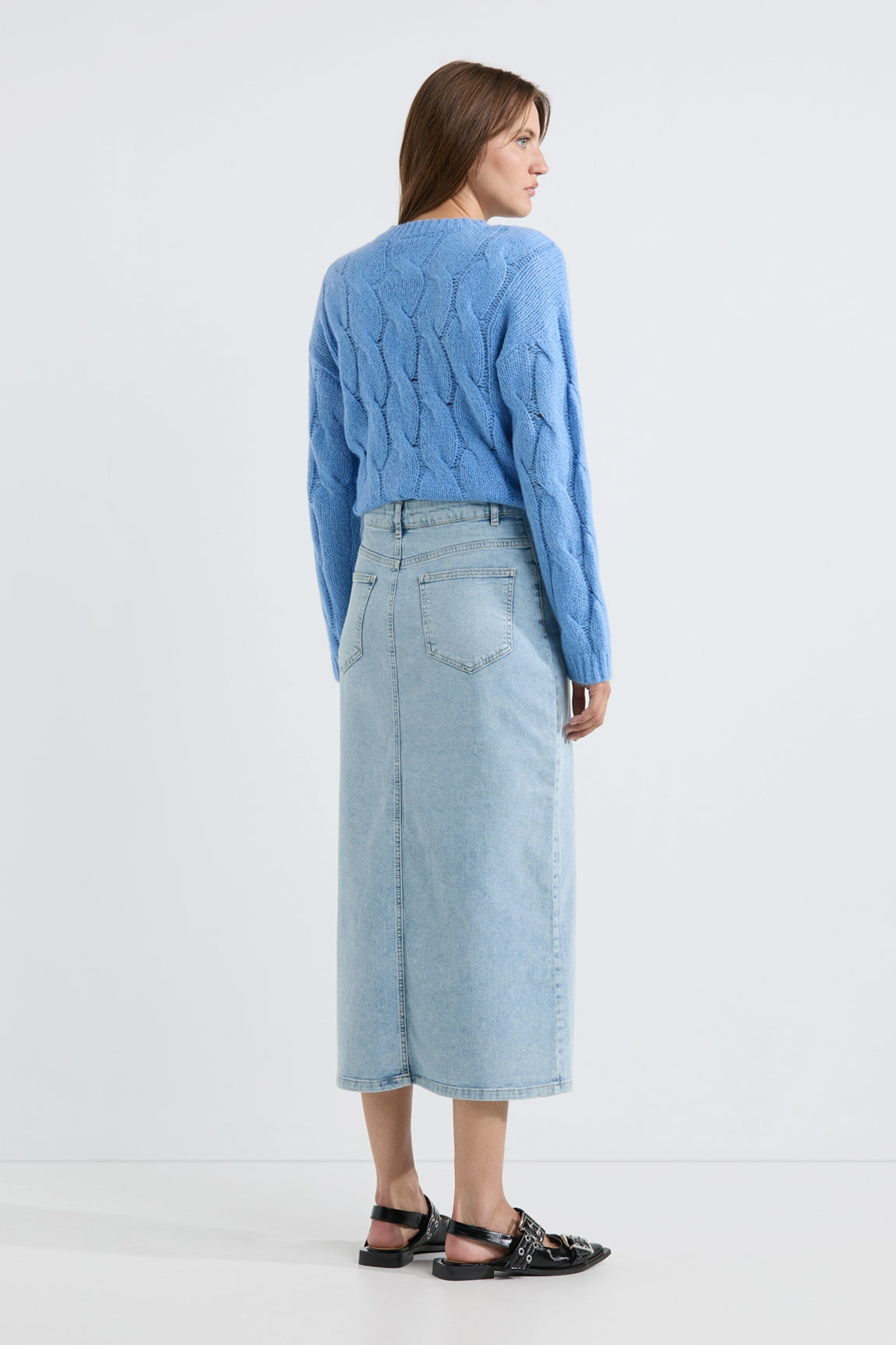 Angelique skirt | Light Jeans