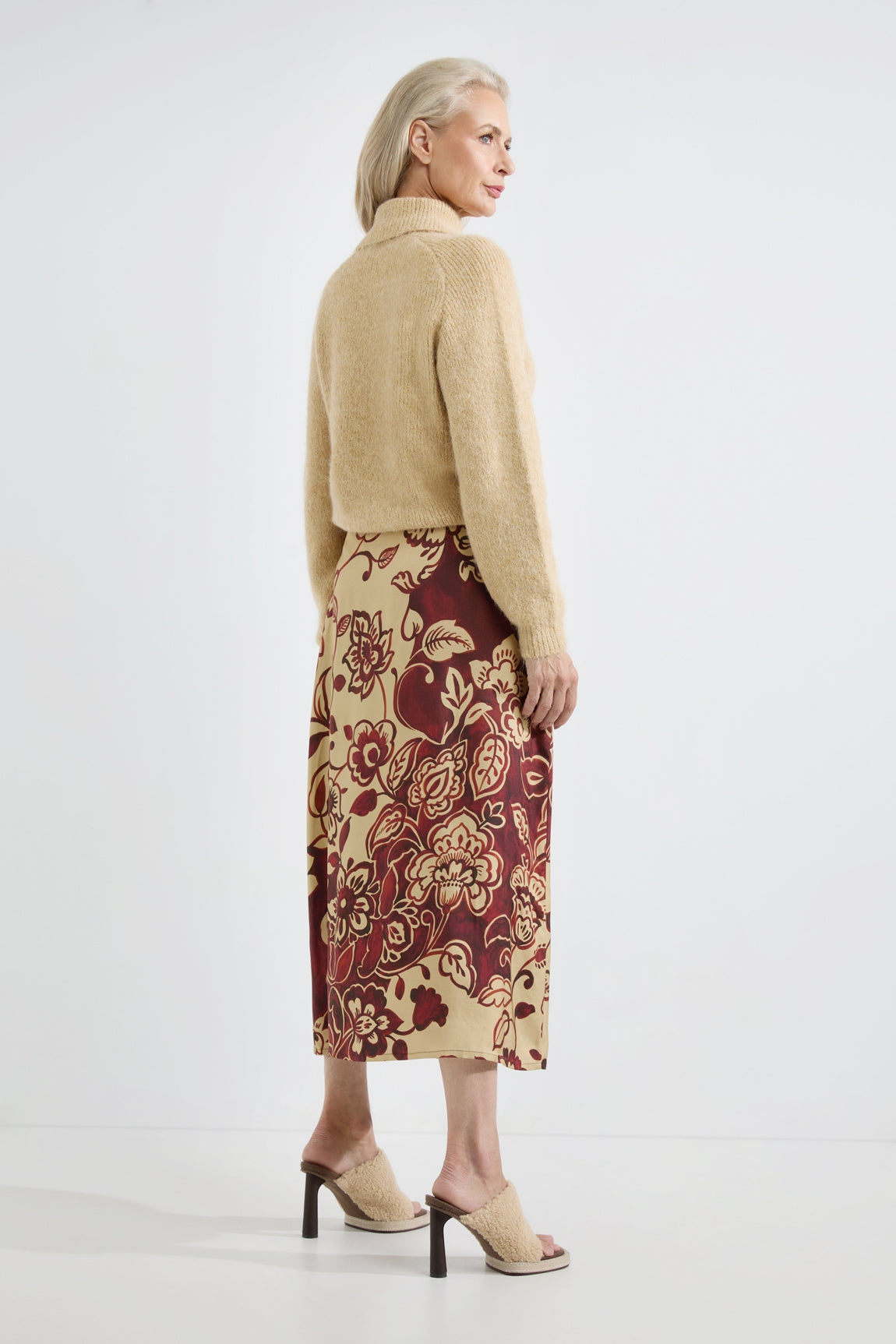 Adeline skirt | Camel print