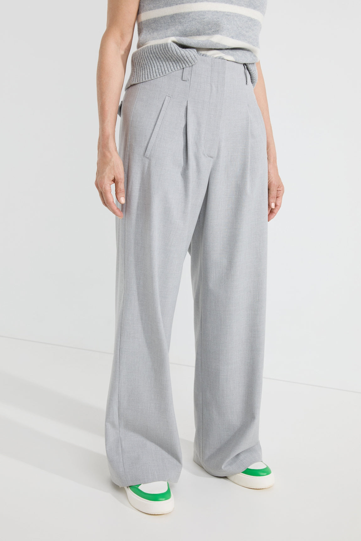 Desiree pants | Light Grey melange