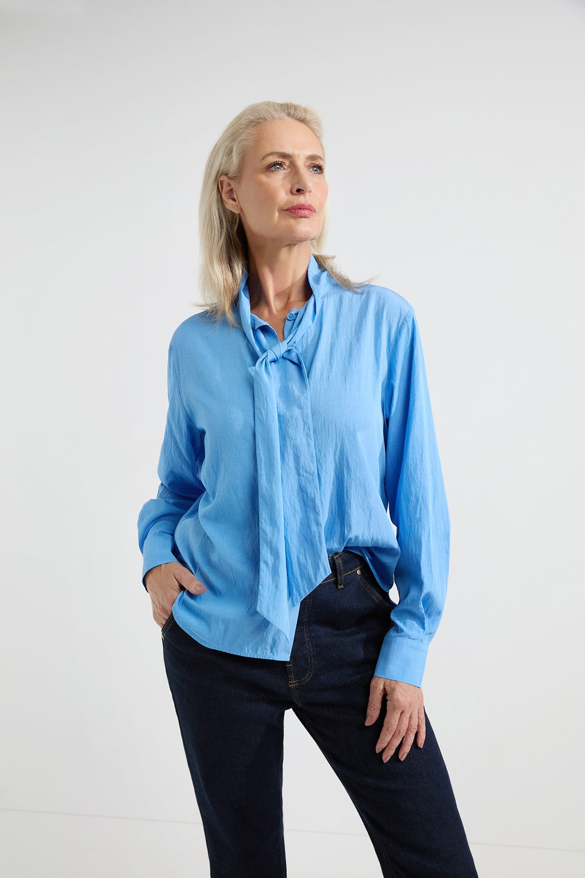 Alida blouse | French Blue