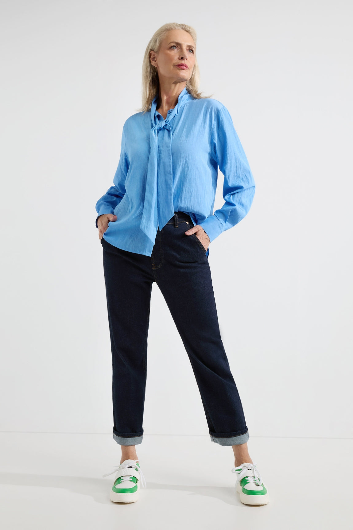 Alida blouse | French Blue