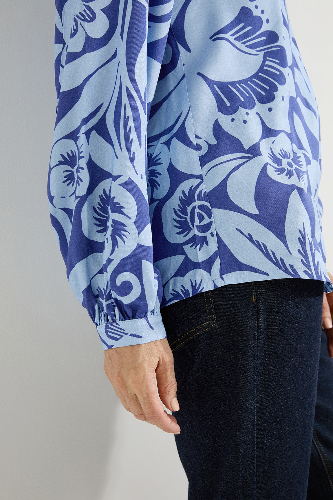 Armand blouse | Ocean Blue Print