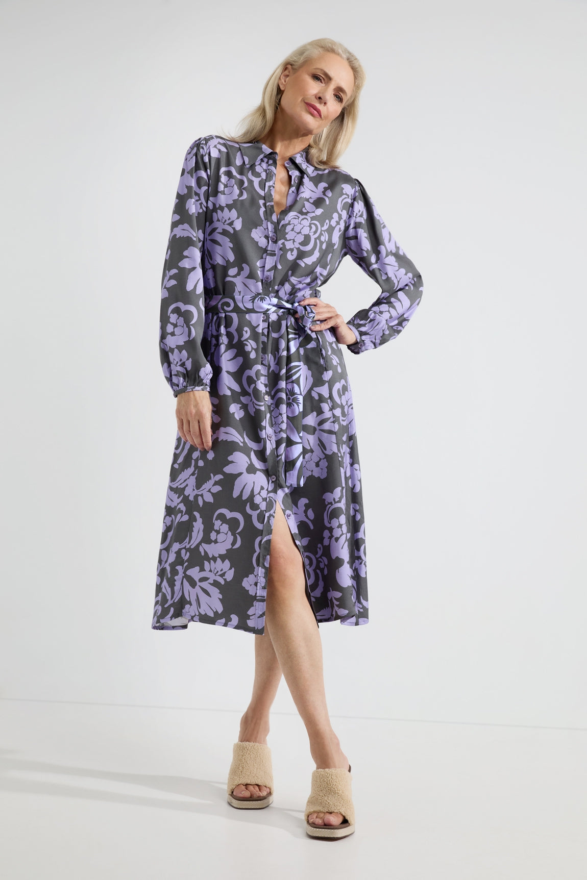 Amira dress | Lilac print