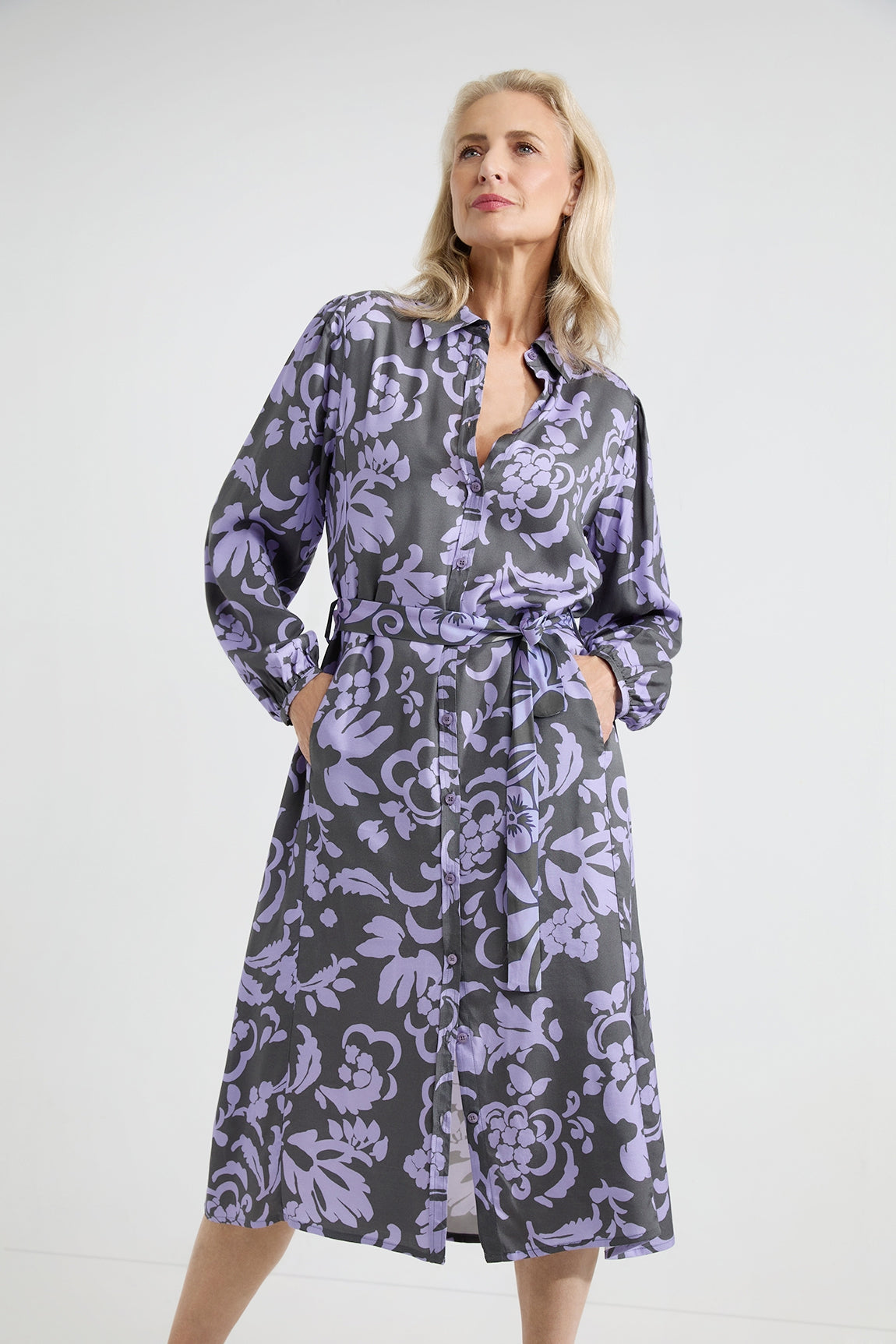 Amira dress | Lilac print