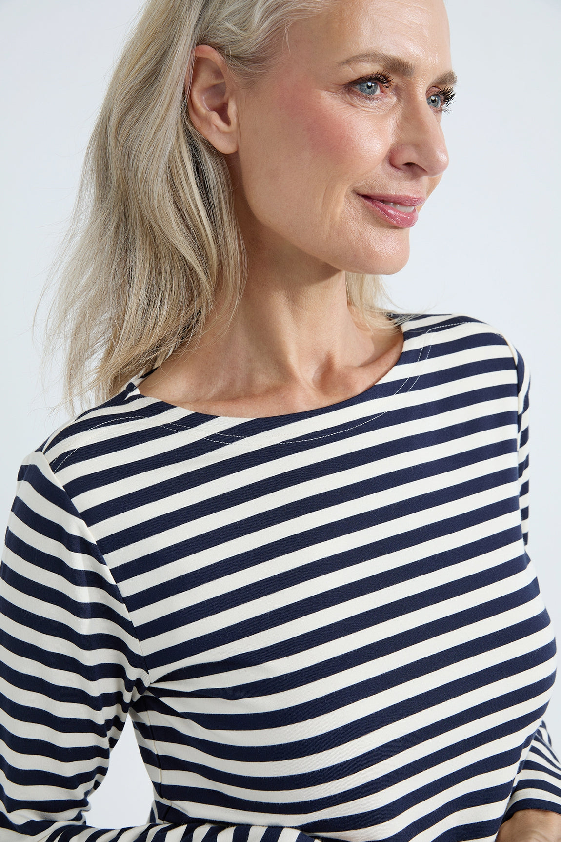 Aline t-shirt | Navy stripe