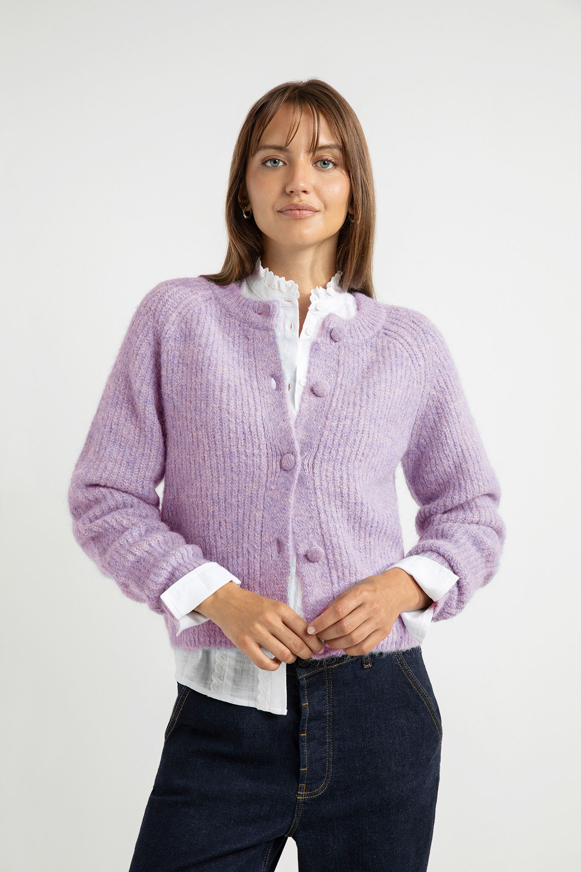 Abigail cardigan | Lilac