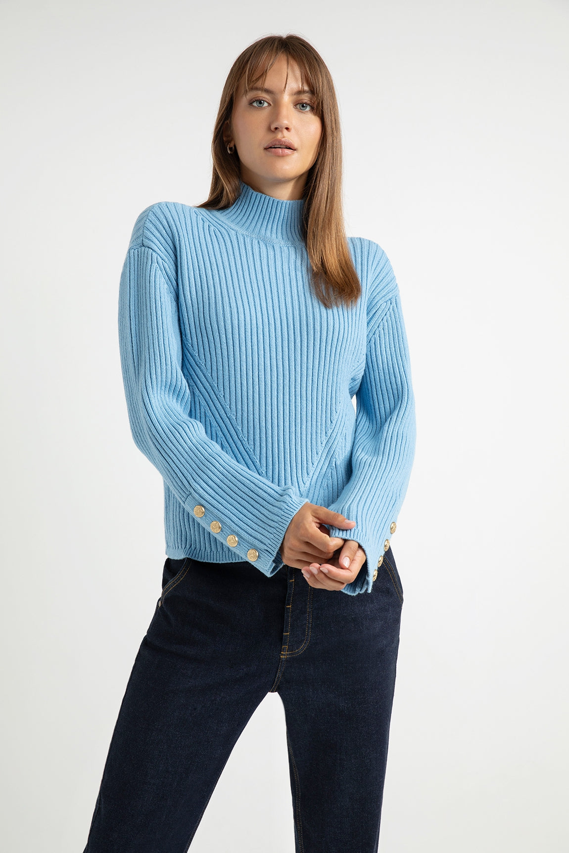 Aisha sweater | French Blue