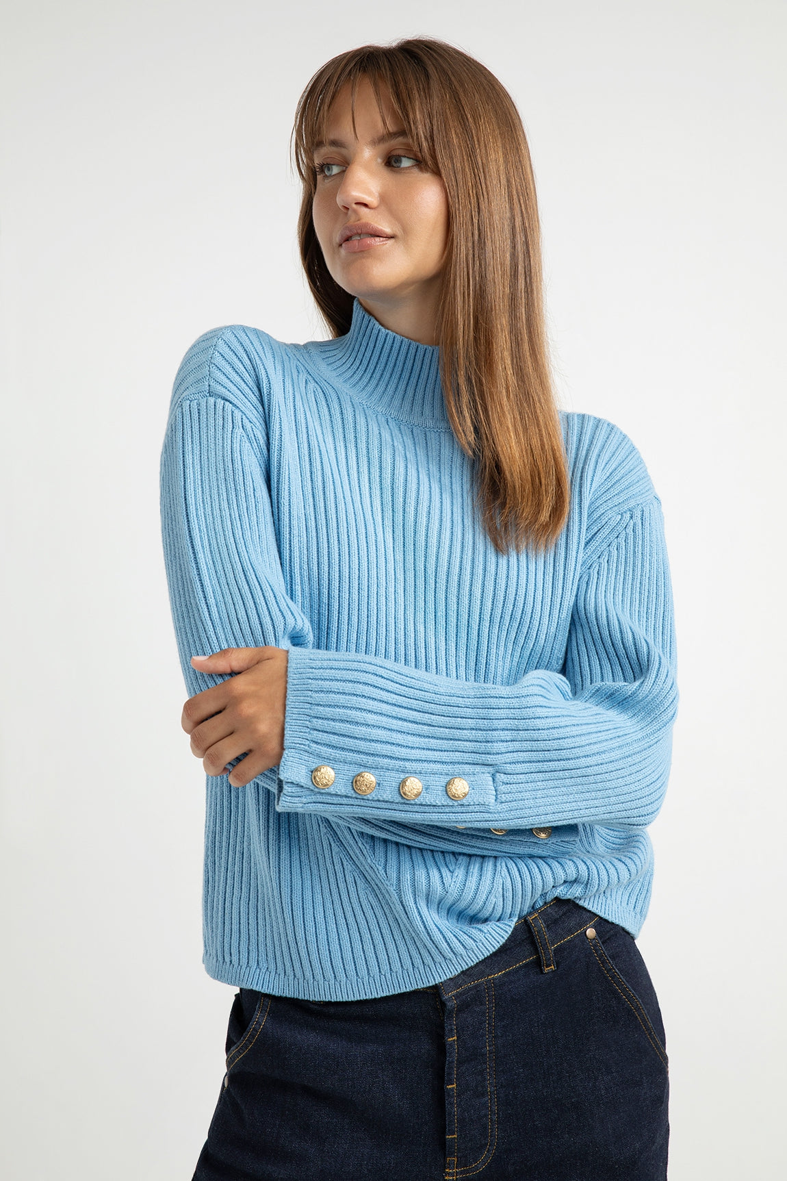 Aisha sweater | French Blue