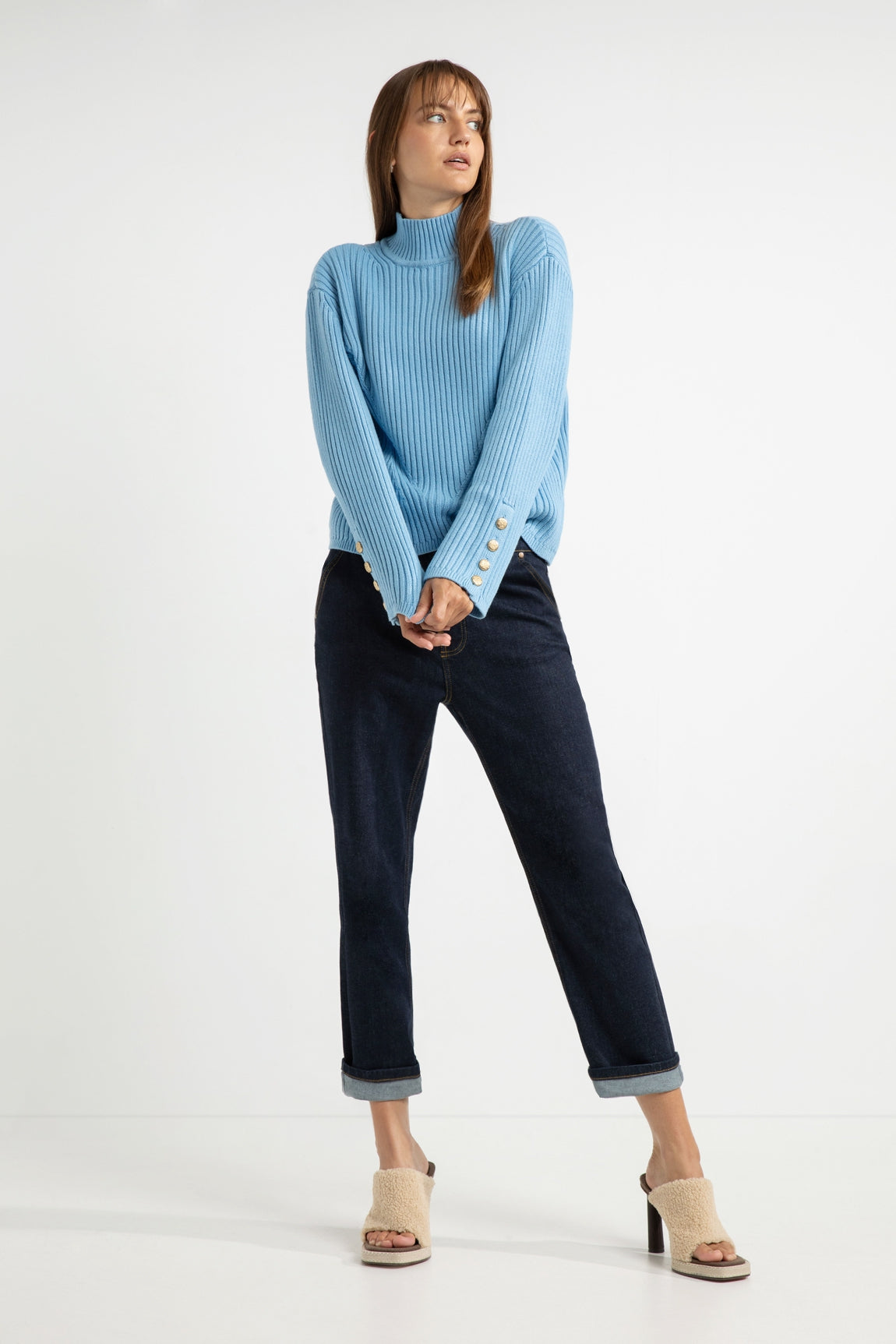 Aisha sweater | French Blue