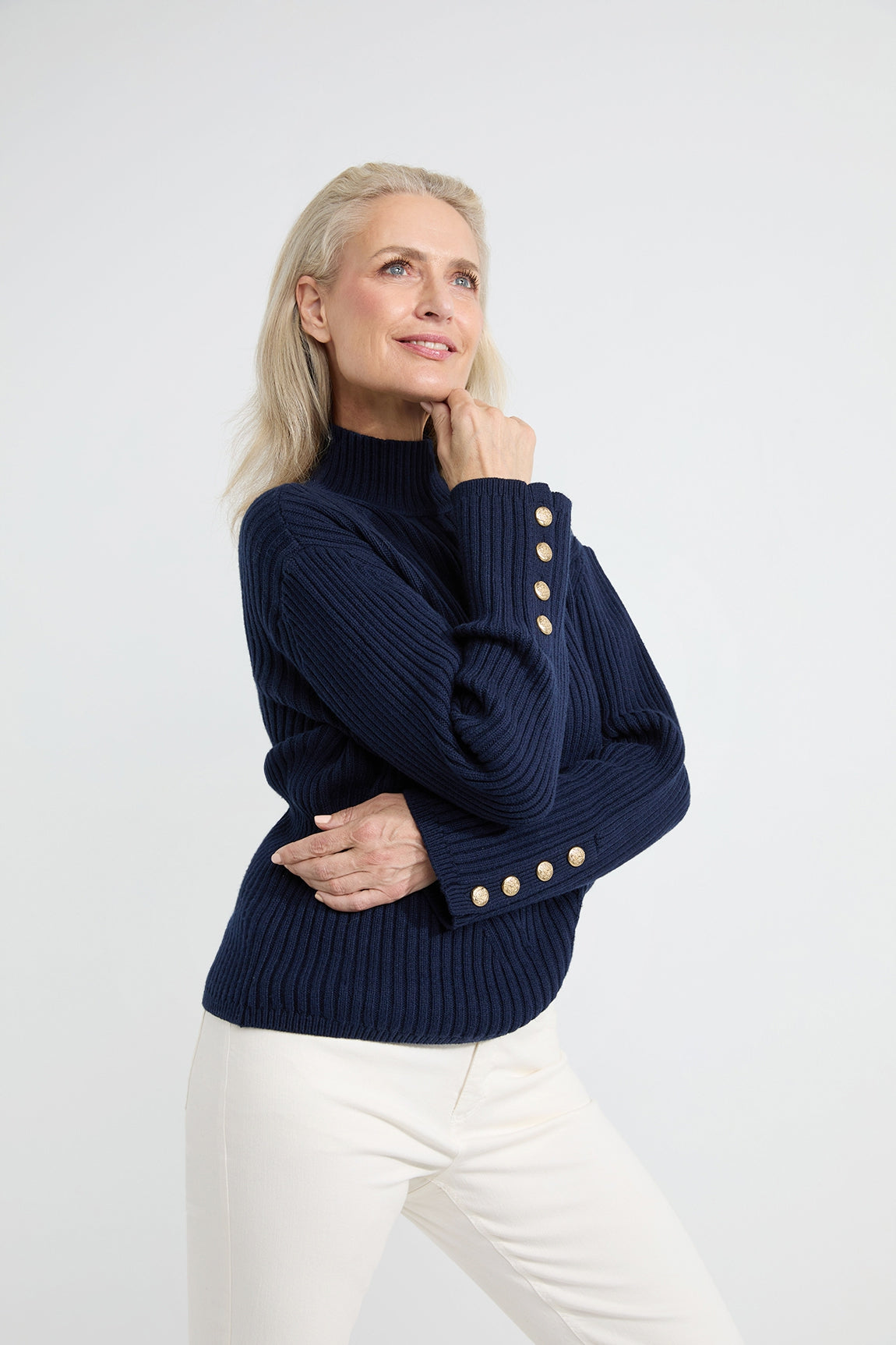 Aisha sweater | Navy