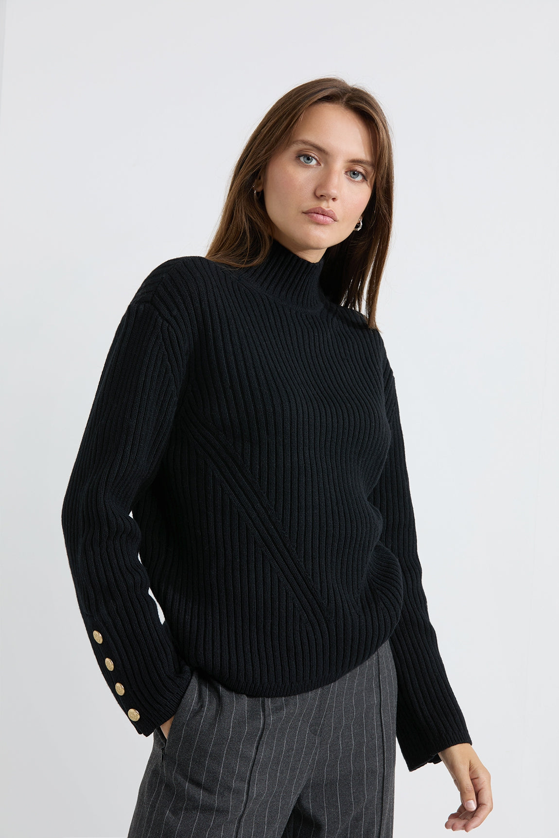 Aisha sweater | Black