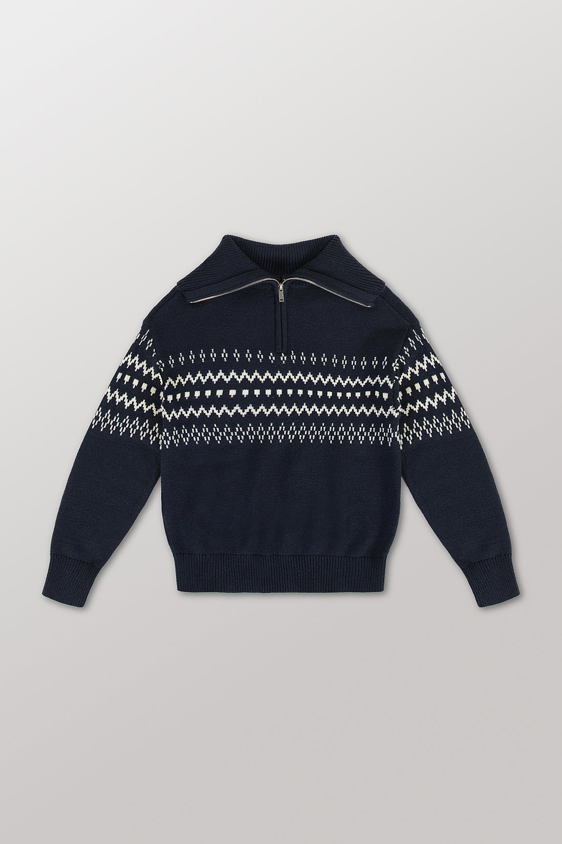 Alana sweater | Navy print