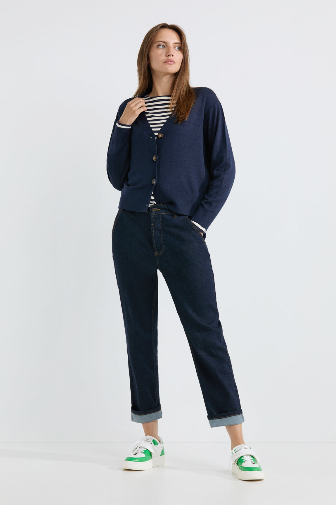 August cardigan | Navy