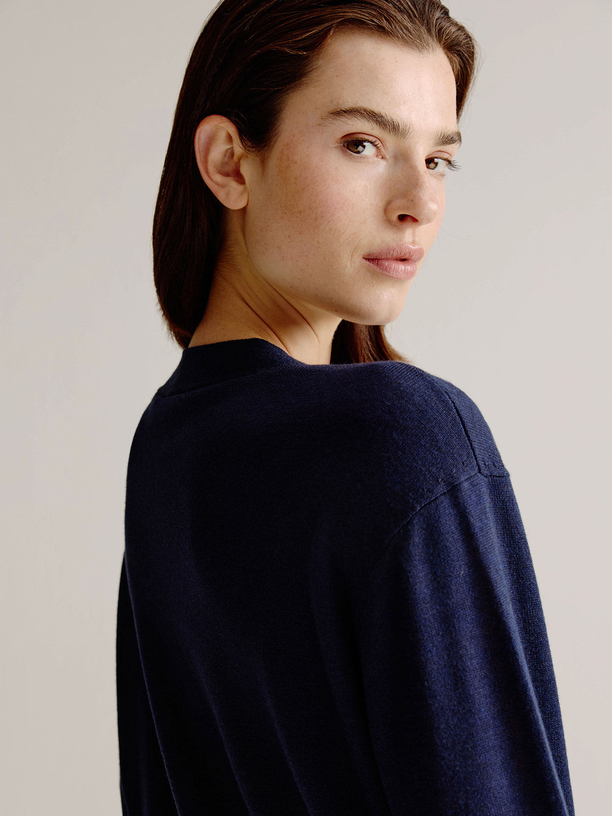 August cardigan | Navy