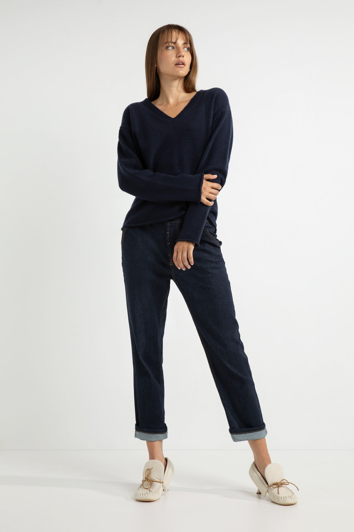 Anita sweater | Navy