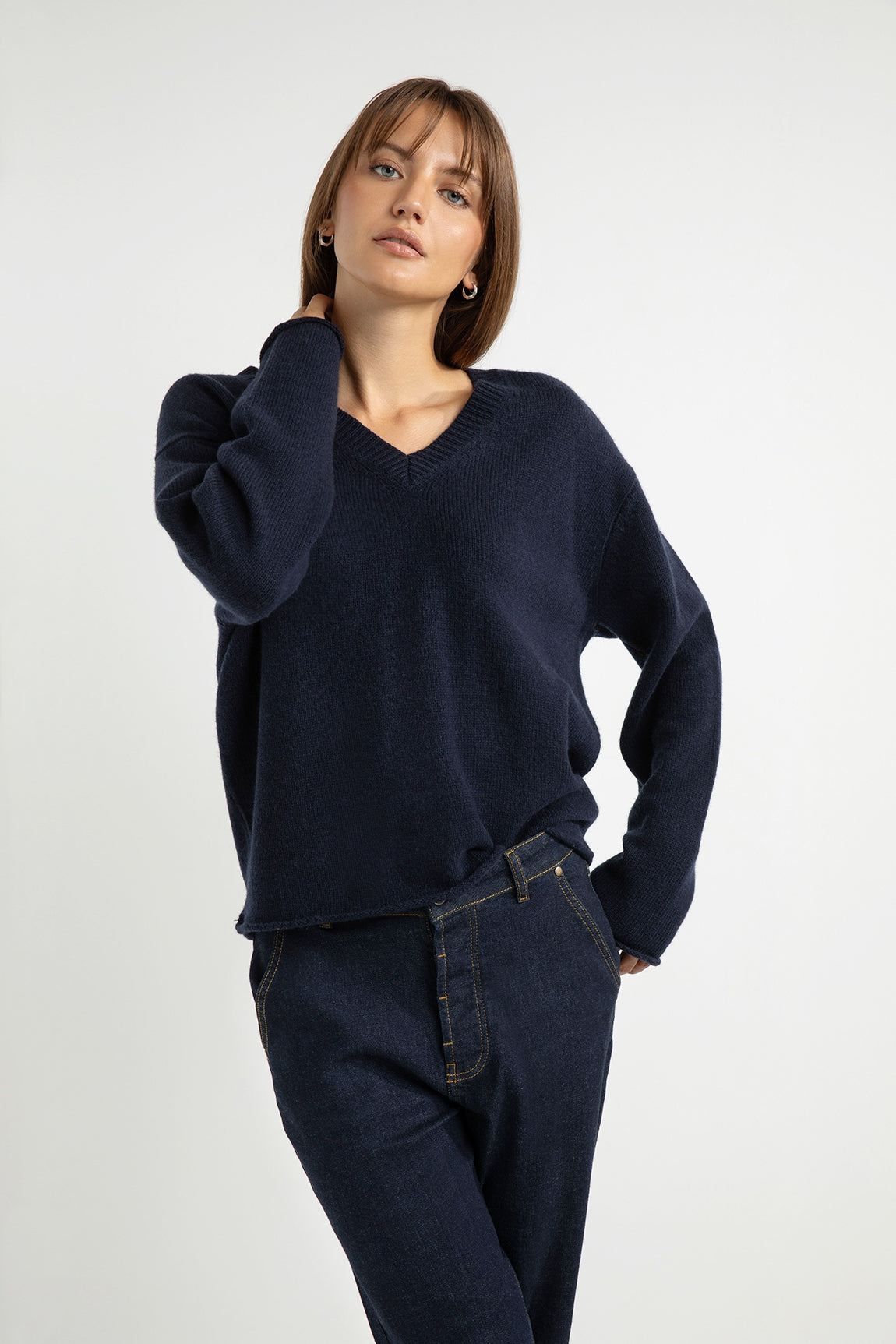 Anita sweater | Navy