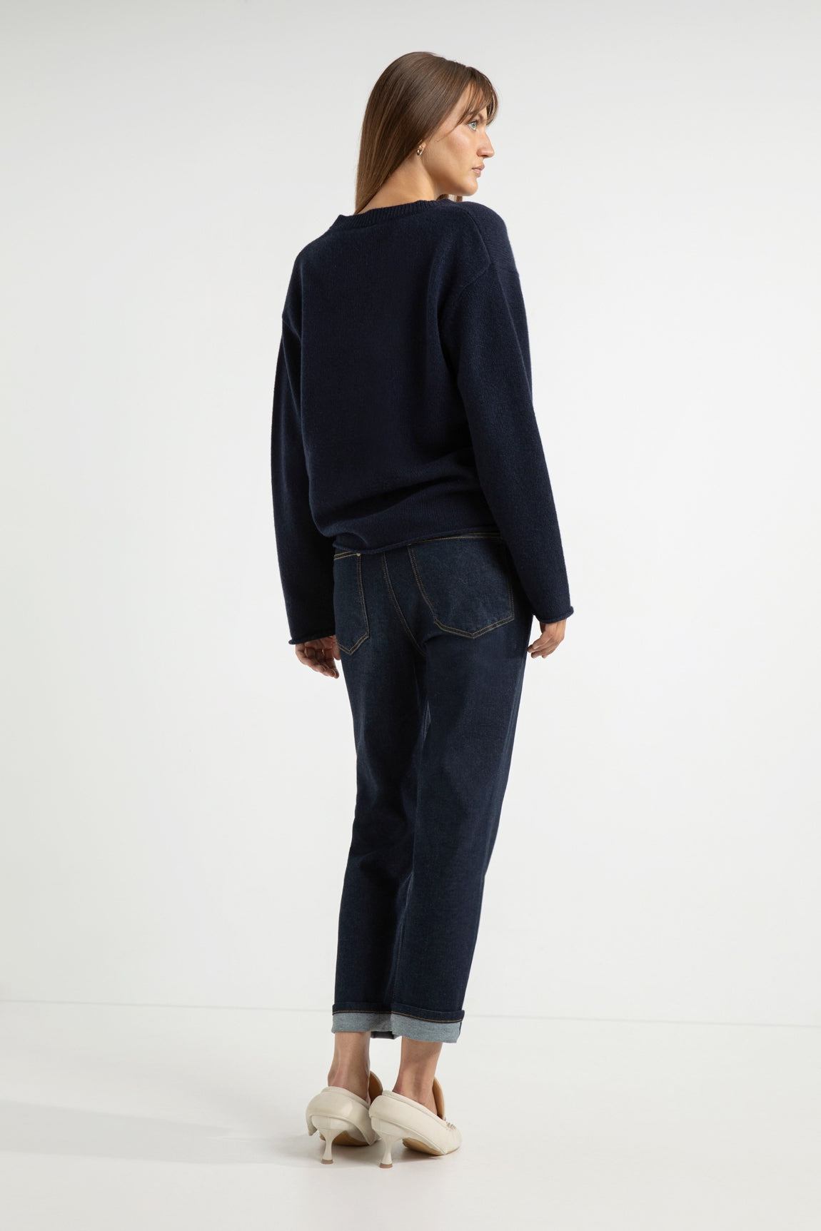 Anita sweater | Navy