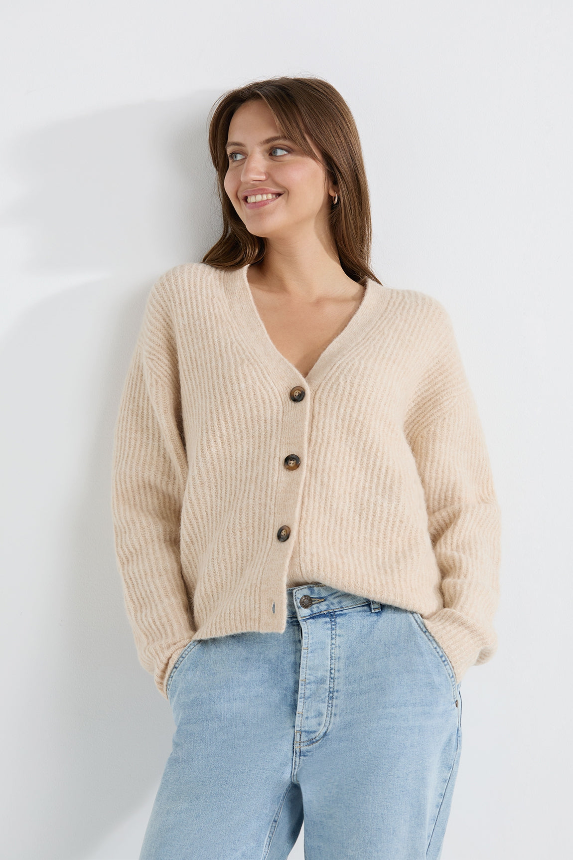 Annabella cardigan | Sand