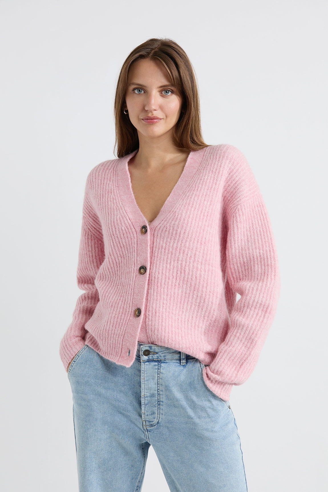 Annabella cardigan | Soft Pink