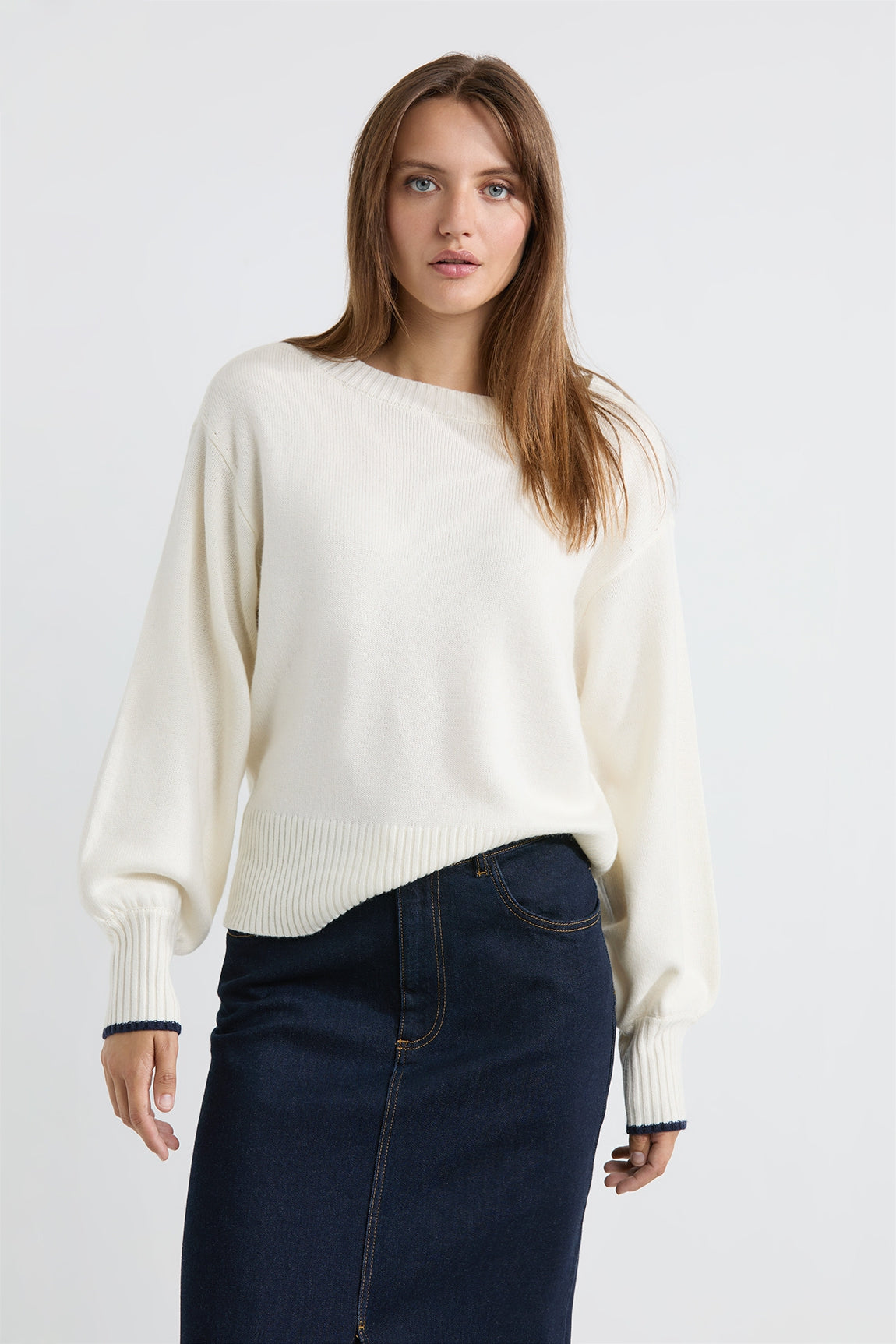 Arno sweater | Off White stripe