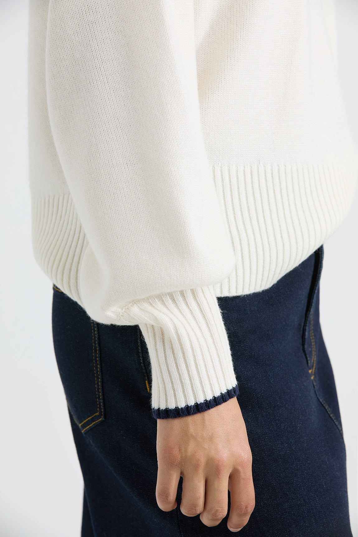 Arno sweater | Off White stripe