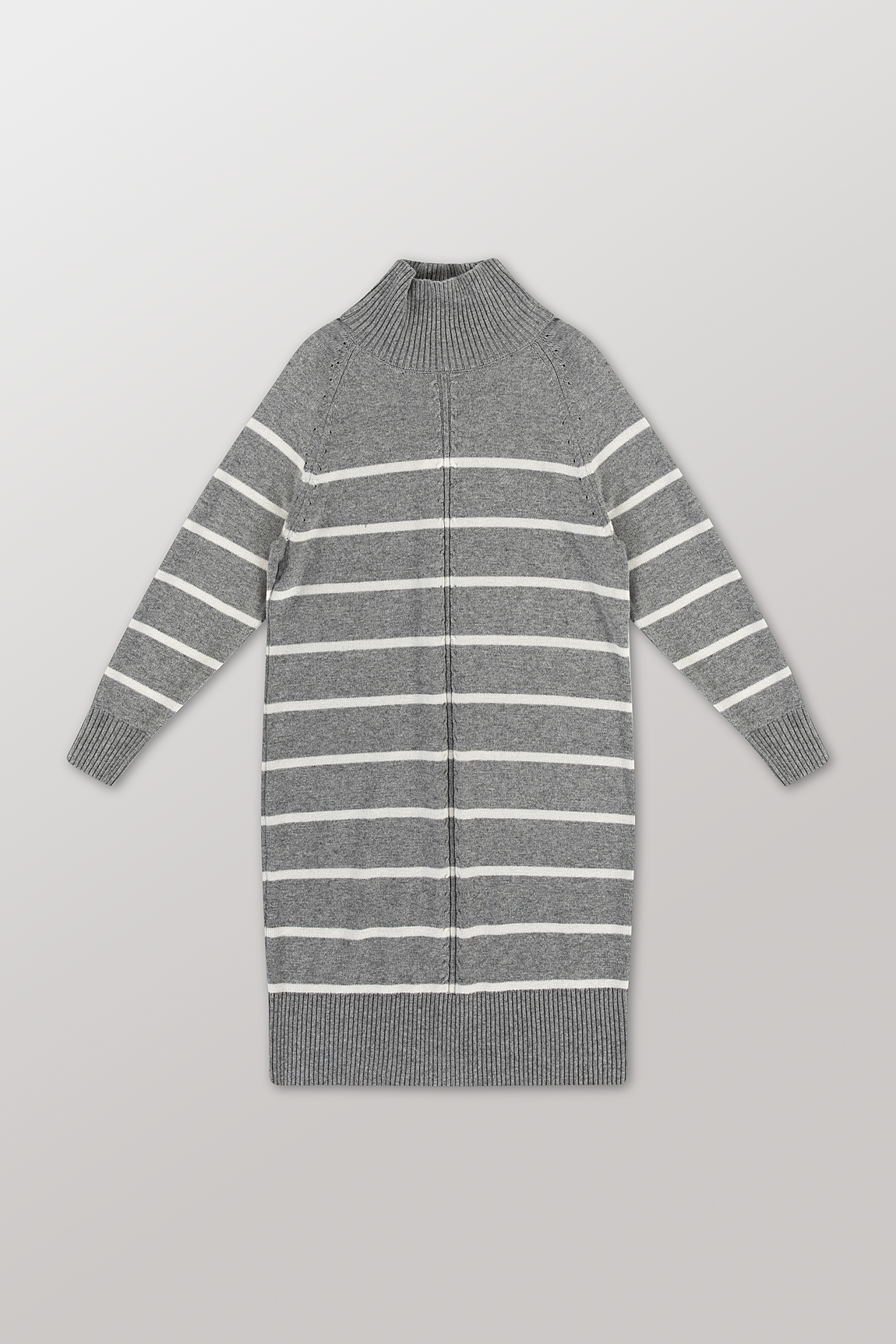 Anika dress | Grey stripe