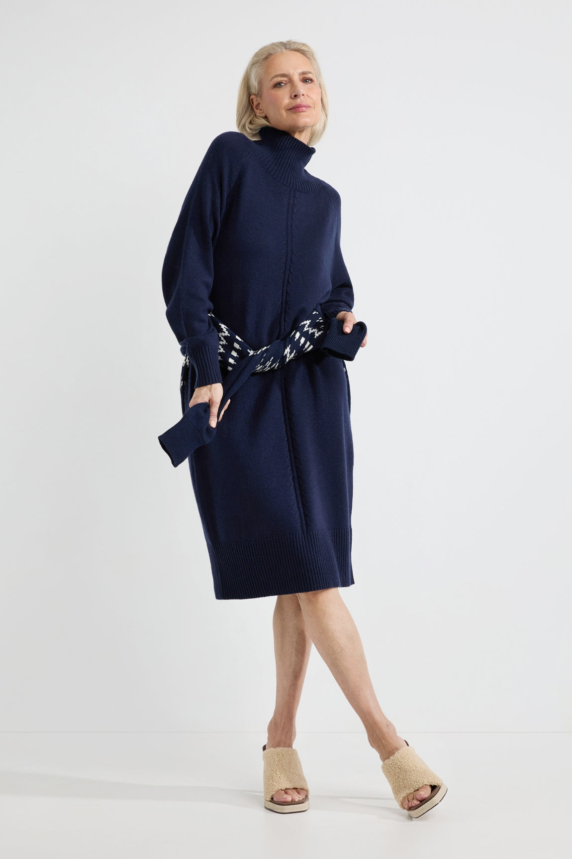 Anika dress | Navy