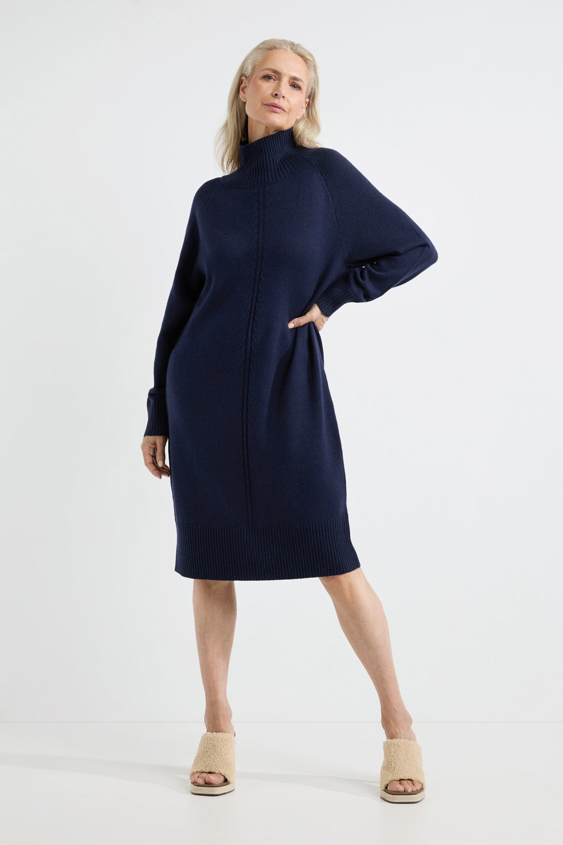 Anika dress | Navy