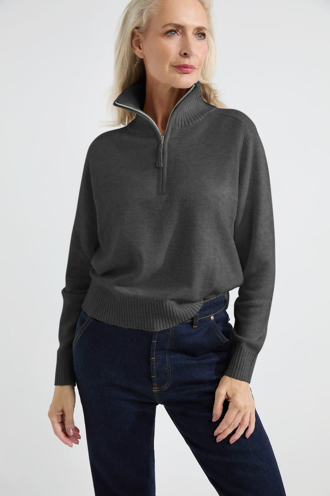 Shane sweater | Anthracite