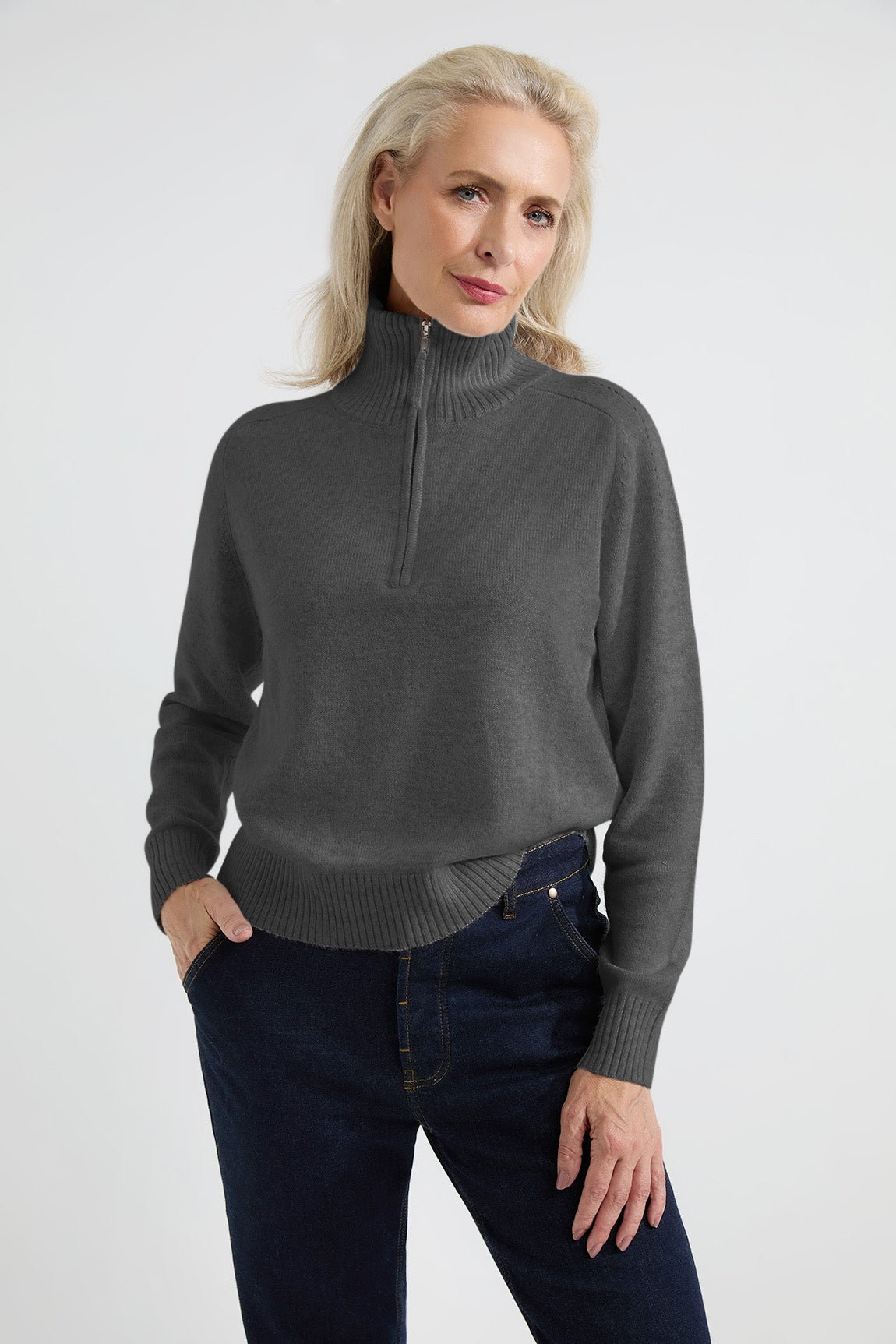 Shane sweater | Anthracite