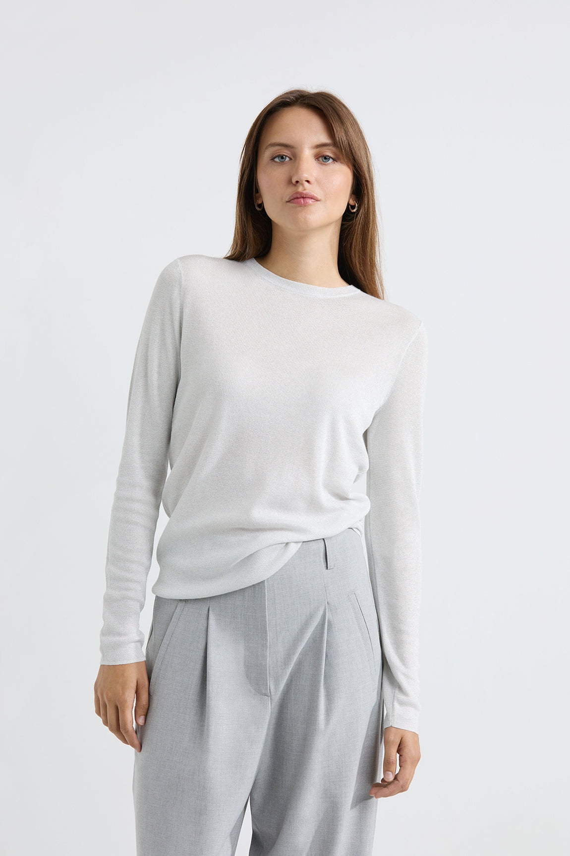 Goldie sweater | Silver