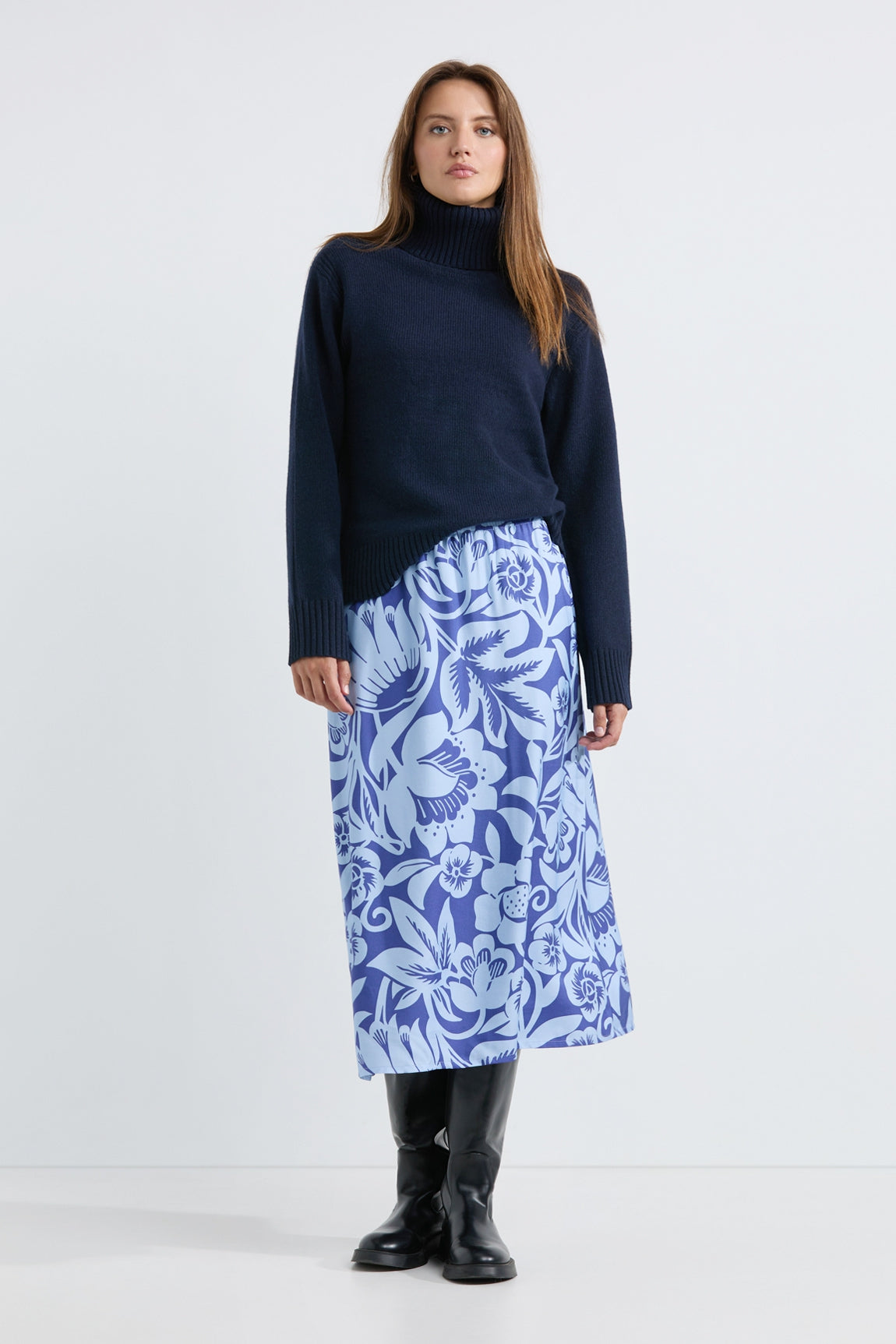 Sia skirt | Ocean Blue Print