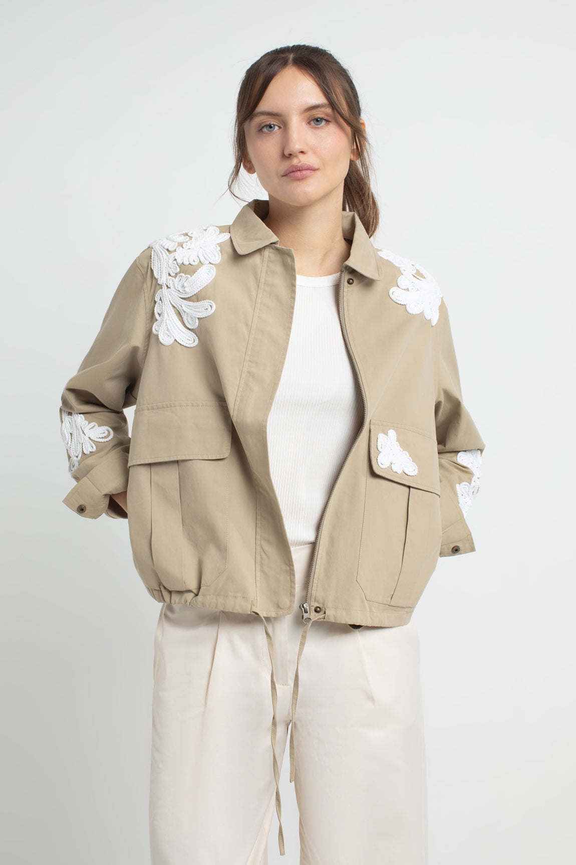 Jeannette jacket | Light Olive